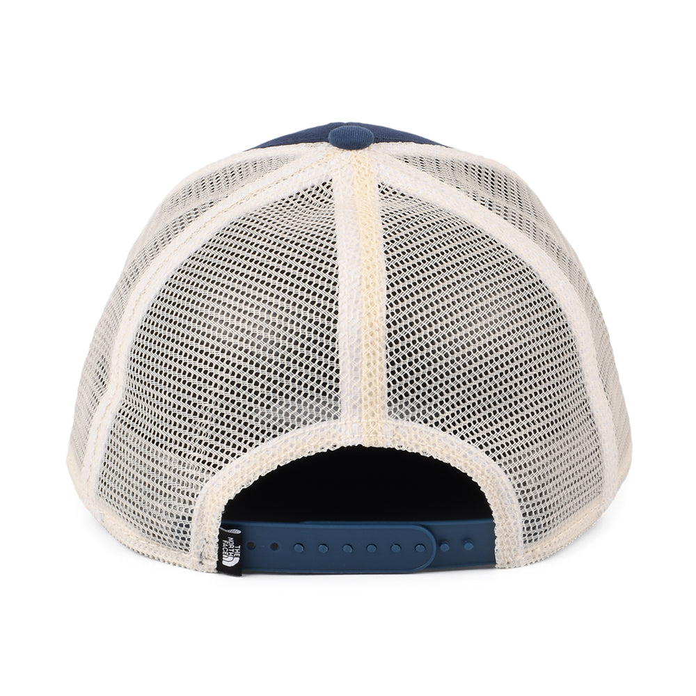Gorra Trucker Mudder ajuste profundo Reciclado de The North Face - Azul-Blanco