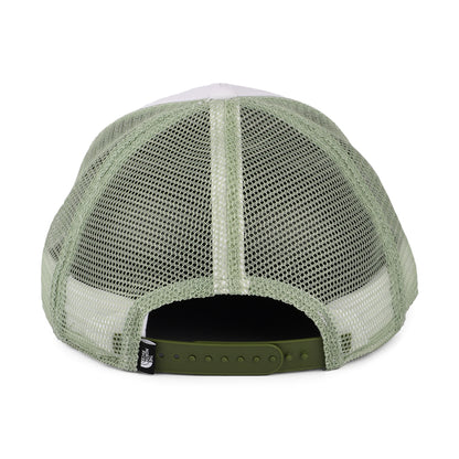 Gorra Trucker Mudder ajuste profundo Reciclado de The North Face - Blanco-Verde Oliva-Salvia