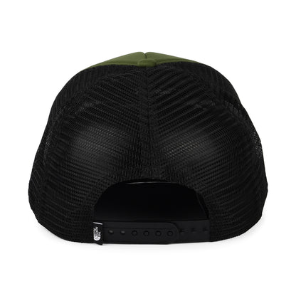Gorra Trucker TNF Logo ajuste profundo de The North Face - Verde Oliva-Negro