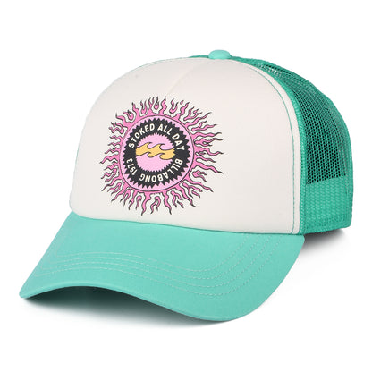 Gorra Trucker Aloha Forever de Billabong - Blanco-Aguamarina