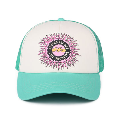 Gorra Trucker Aloha Forever de Billabong - Blanco-Aguamarina