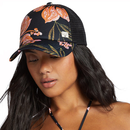 Gorra Trucker Floral de Billabong - Negro-Multi