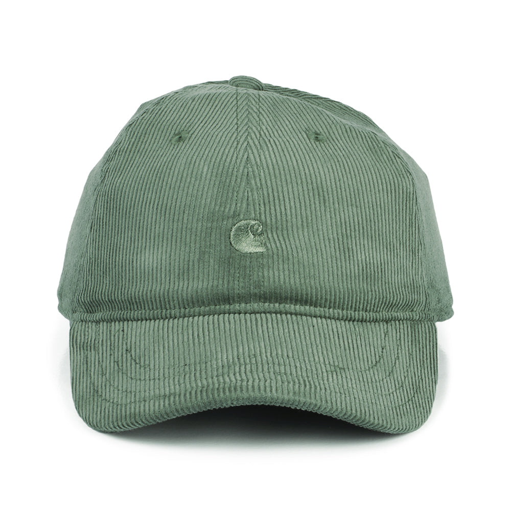 Gorra de béisbol Harlem Tonal de pana de Carhartt WIP - Bosque Claro
