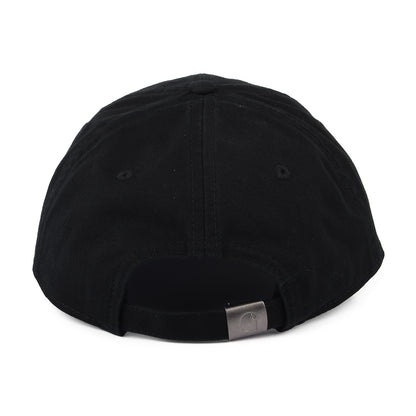 Gorra de béisbol Delray de sarga de algodón de Carhartt WIP - Negro-Blanco