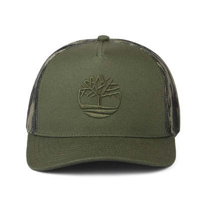 Gorra Trucker Camuflaje en malla impreso de Timberland - Verde Oliva