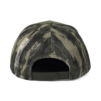 Gorra Trucker Camuflaje en malla impreso de Timberland - Verde Oliva