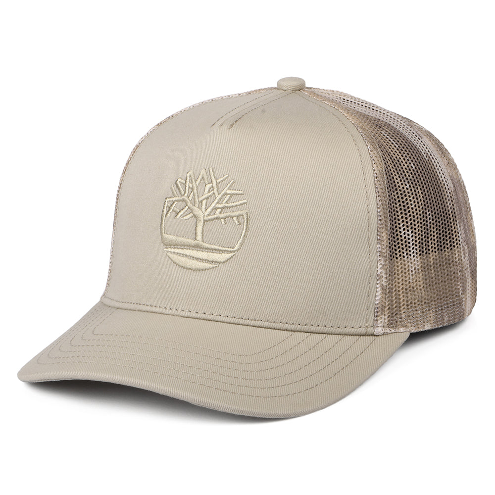 Gorra Trucker Printed Camouflage Mesh de Timberland - Beige