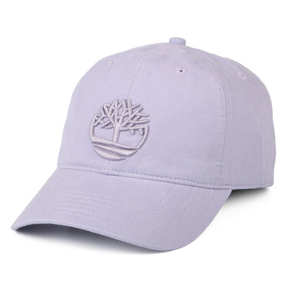 Gorra de béisbol Soundview de lona de algodón de Timberland - Lila