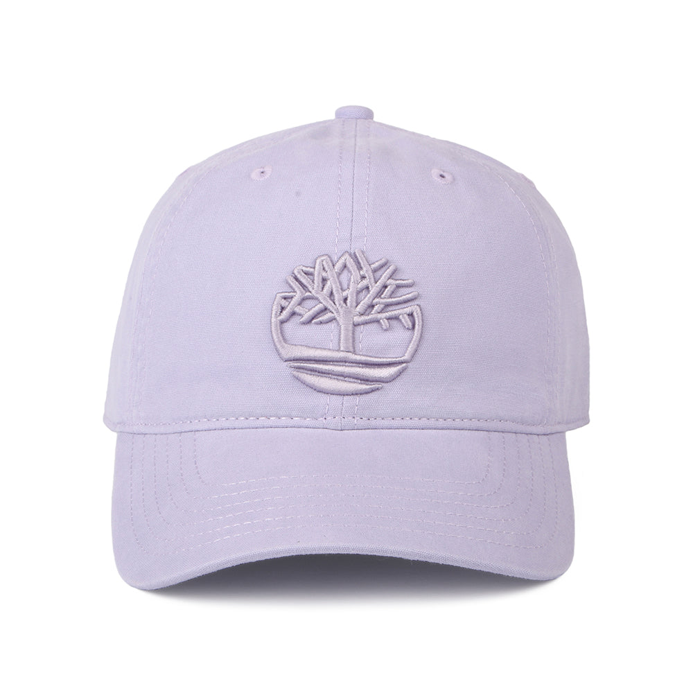Gorra de béisbol Soundview de lona de algodón de Timberland - Lila