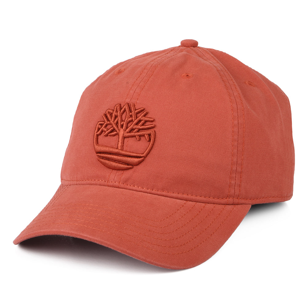 Gorra de béisbol Soundview de lona de algodón de Timberland - Ocre