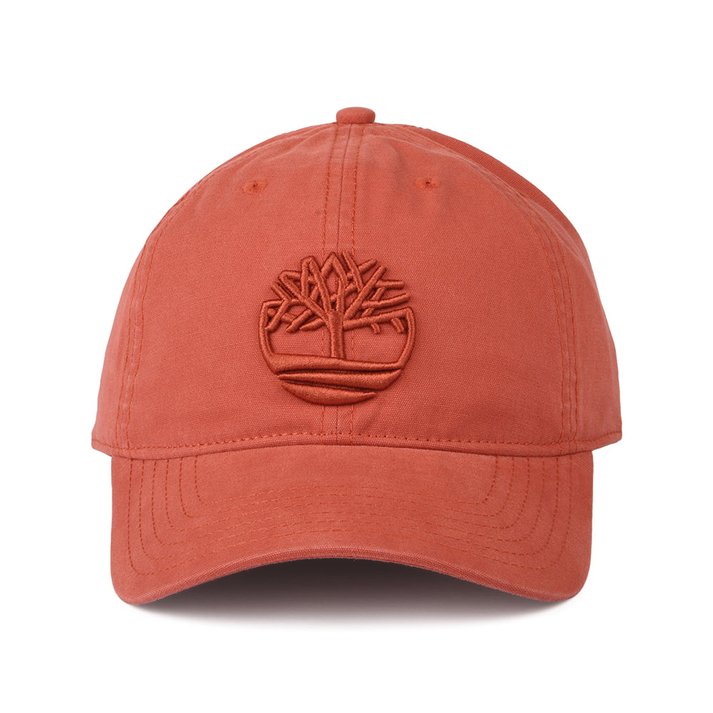 Gorra de béisbol Soundview de lona de algodón de Timberland - Ocre