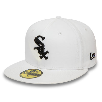 Gorra de béisbol 59FIFTY MLB League Essential Chicago White Sox de New Era - Blanco-Negro