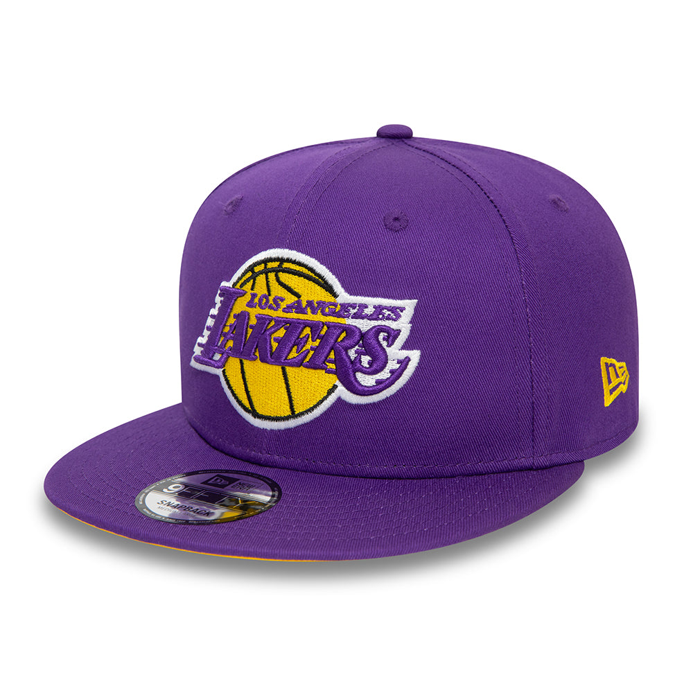 Gorra Snapback 9FIFTY L.A. Lakers de New Era - Morado