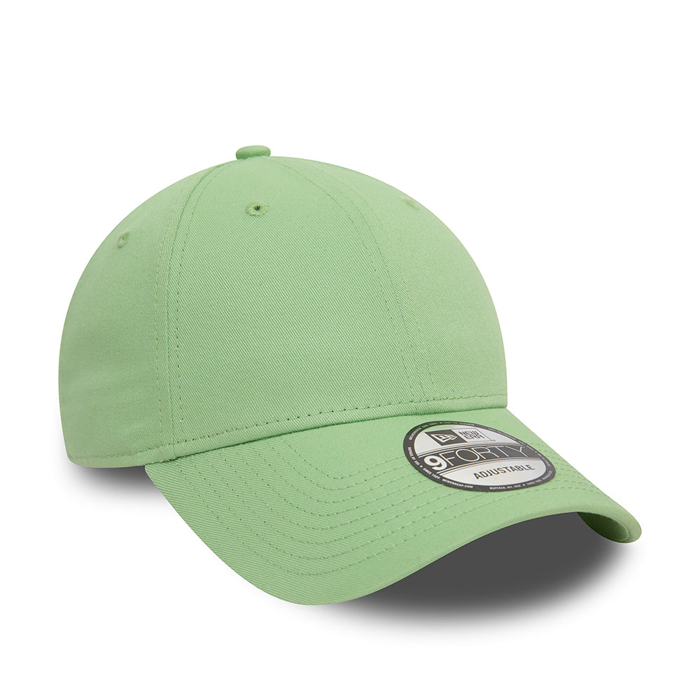 Gorra de béisbol 9FORTY monocromático NE Essential de algodón de New Era - Verde Claro
