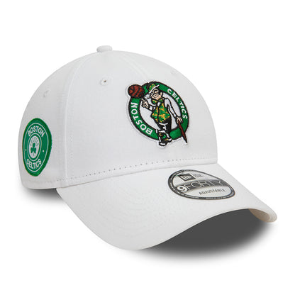 Gorra de béisbol 9FORTY Boston Celtics de New Era - Blanco-Verde