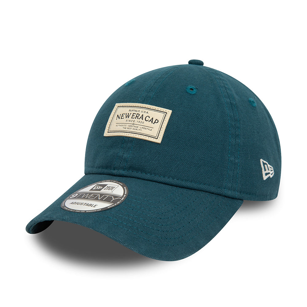 Gorra de béisbol 9TWENTY de algodón de New Era - Azul Verdoso Oscuro