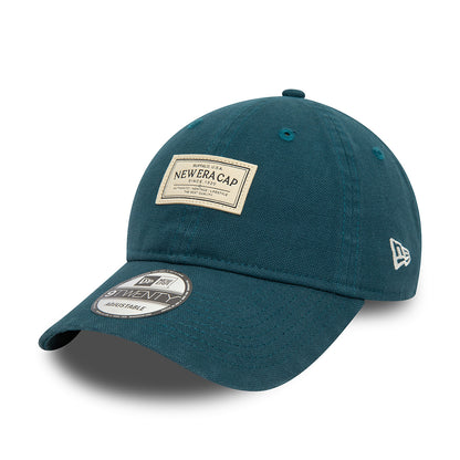 Gorra de béisbol 9TWENTY de algodón de New Era - Azul Verdoso Oscuro