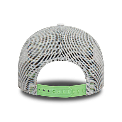 Gorra Trucker A-Frame NE Summer Ibiza de New Era - Blanco-Verde Claro