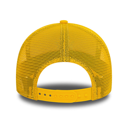Gorra Trucker A-Frame MLB League Essential New York Yankees de New Era - Amarillo-Blanco