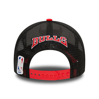 Gorra Trucker A-Frame NBA Rear Arch Chicago Bulls de New Era - Blanco-Rojo-Negro
