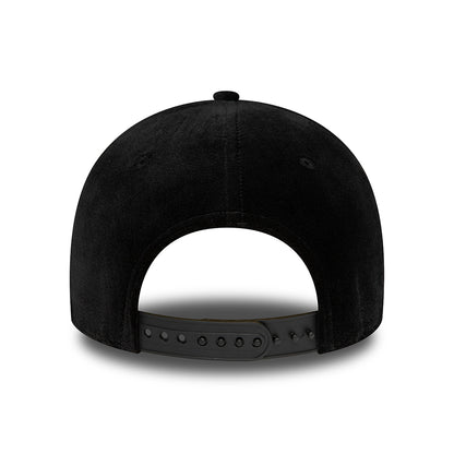 Gorra Snapback mujeres 9FORTY MLB Velour New York Yankees de New Era - Negro