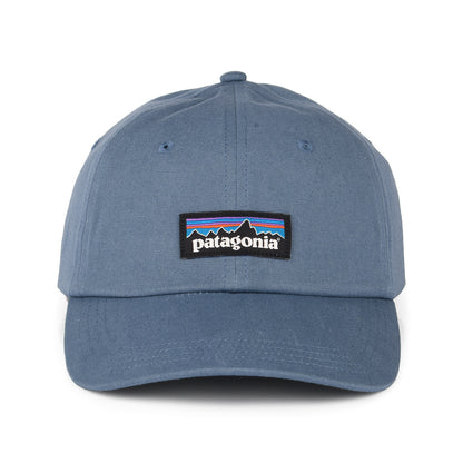 Gorra de béisbol P-6 Label de algodón orgánico de Patagonia - Azul Ahumado