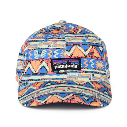 Gorra de béisbol High Hopes Geo Small P-6 Label Trad de algodón orgánico de Patagonia - Verde-Azul-Multi