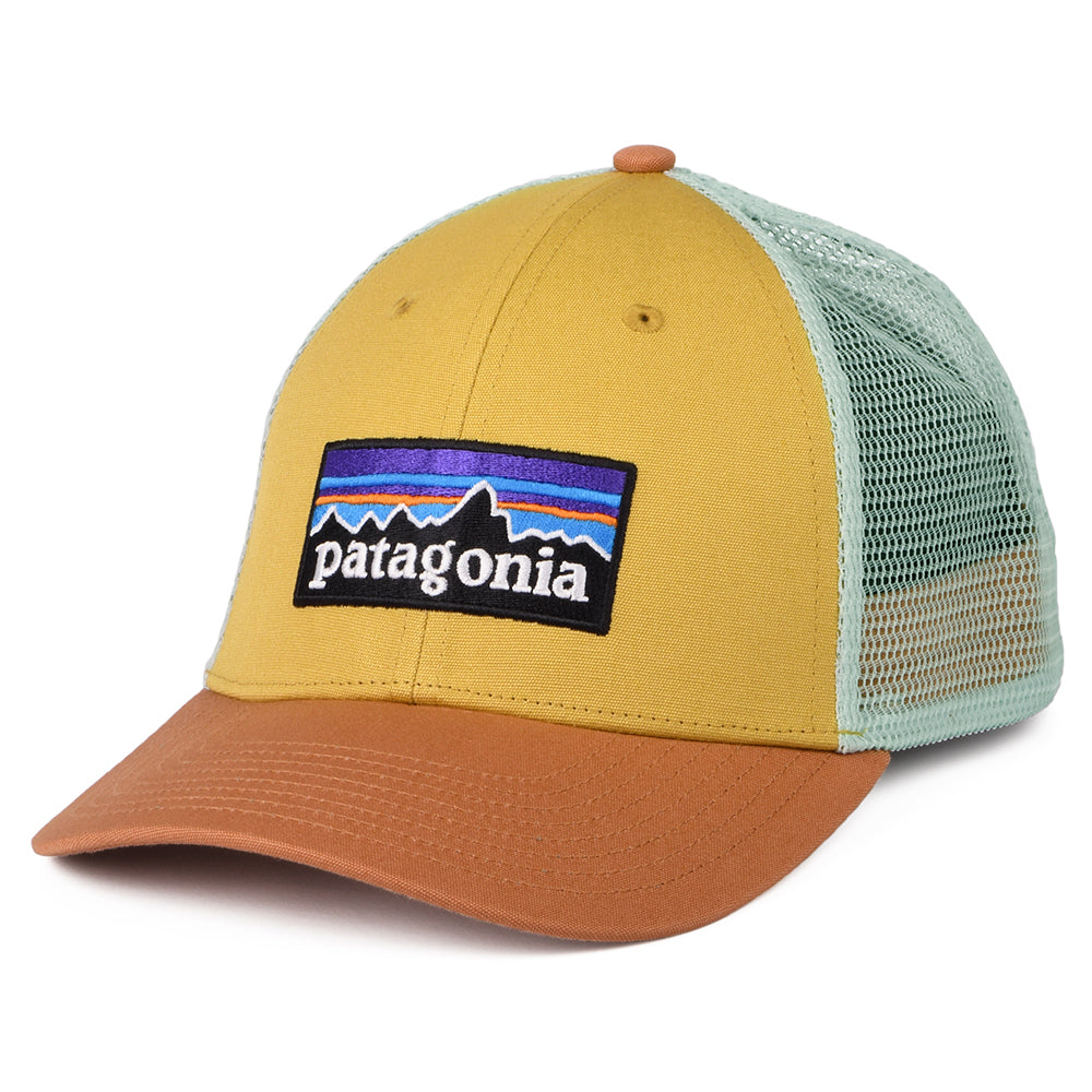 Gorra Trucker P-6 Logo LoPro de algodón orgánico de Patagonia - Mostaza-Arcilla