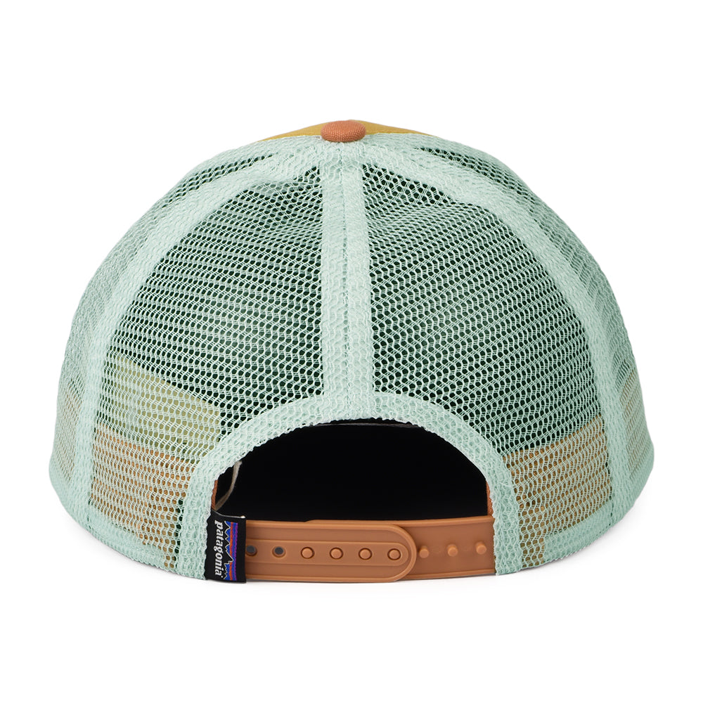 Gorra Trucker P-6 Logo LoPro de algodón orgánico de Patagonia - Mostaza-Arcilla