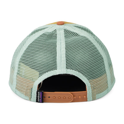 Gorra Trucker P-6 Logo LoPro de algodón orgánico de Patagonia - Mostaza-Arcilla