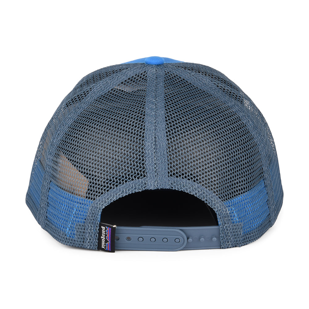 Gorra Trucker P-6 Logo LoPro de algodón orgánico de Patagonia - Azul