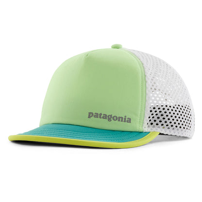 Gorra Trucker Duckbill Shorty reciclado de Patagonia - Menta-Verde Azulado-Blanco