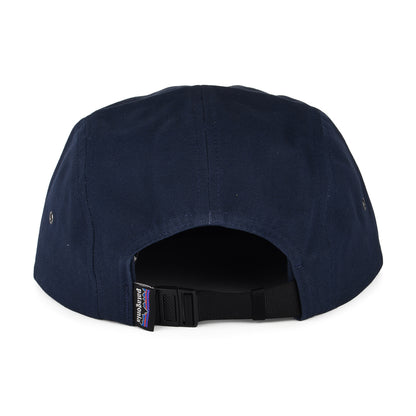 Gorra 5 paneles P-6 Label Maclure de algodón orgánico de Patagonia - Azul Marino