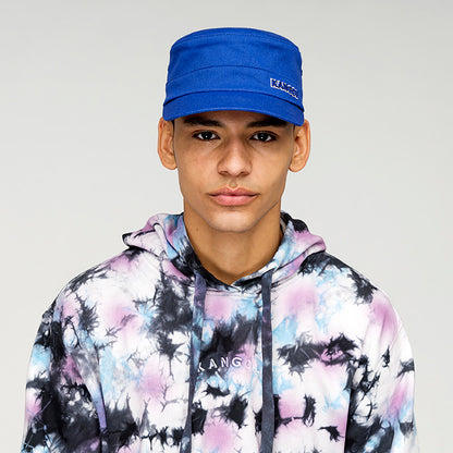 Gorra militar de sarga de algodón de Kangol - Azul