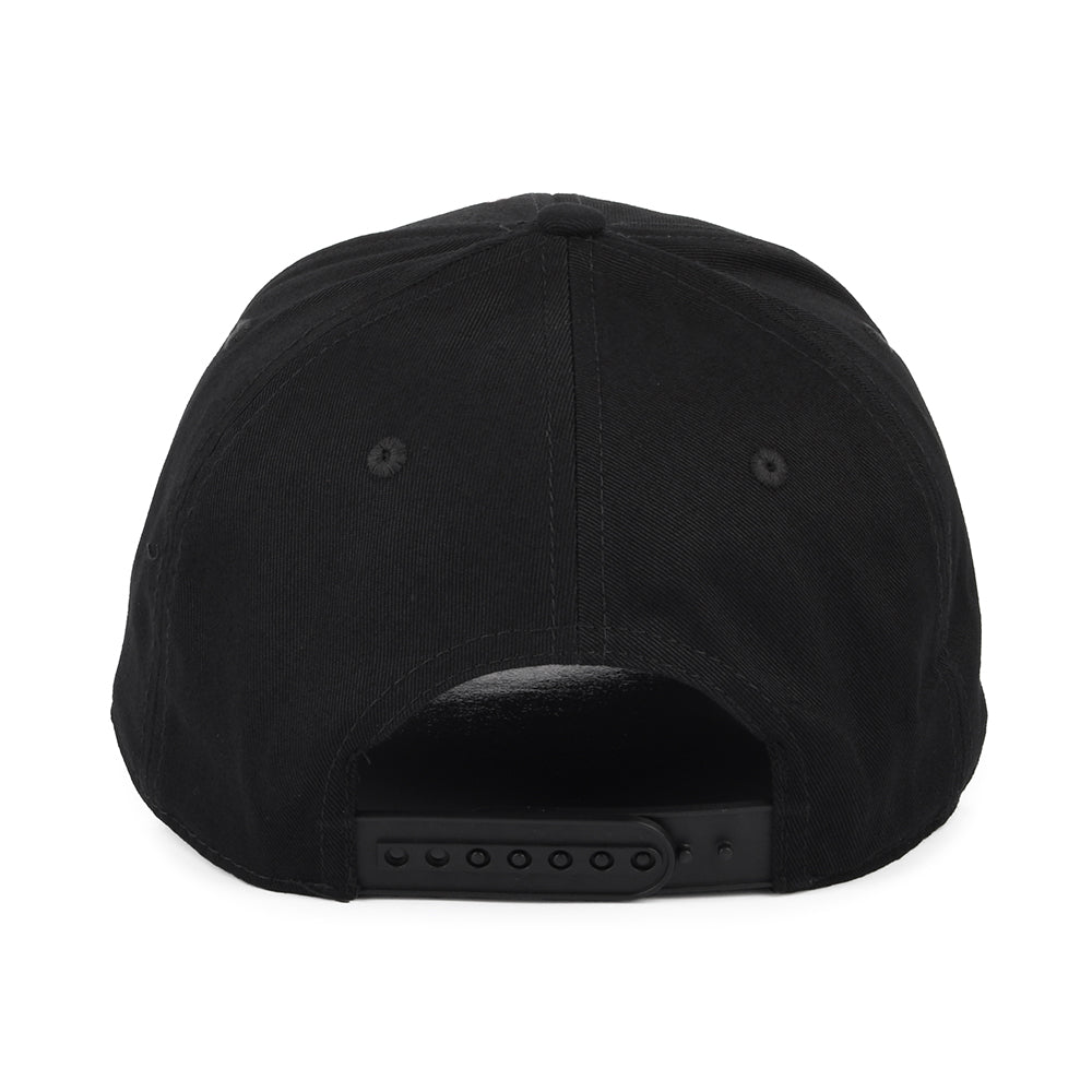 Gorra Snapback Estructurada de sarga de algodón de New Balance - Negro