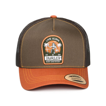 Gorra Trucker Live Aloha de Hurley - Marrón