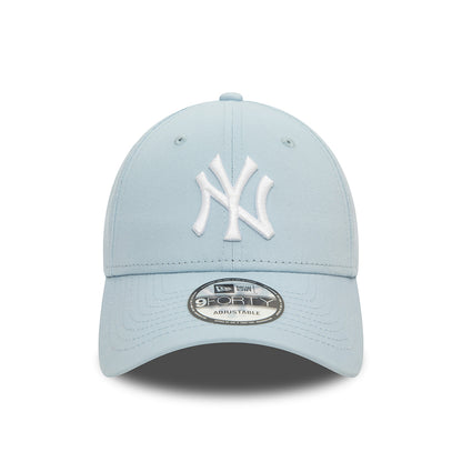 Gorra de béisbol 9FORTY MLB League Essential New York Yankees de New Era - Azul Bebé-Blanco