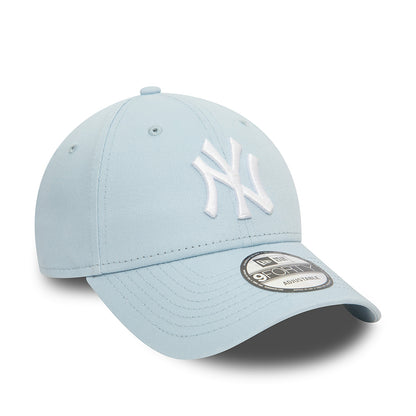 Gorra de béisbol 9FORTY MLB League Essential New York Yankees de New Era - Azul Bebé-Blanco