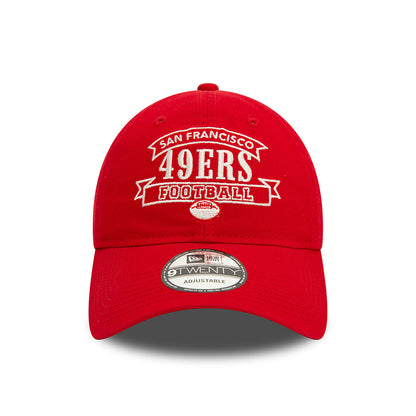 Gorra de béisbol 9TWENTY NFL Retro San Francisco 49ers de New Era - Rojo