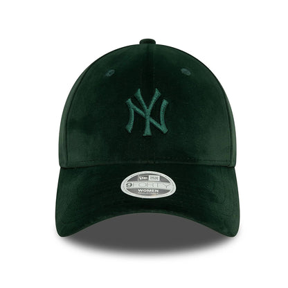 Gorra de béisbol 9FORTY MLB Velour New York Yankees de New Era - Verde Oscuro
