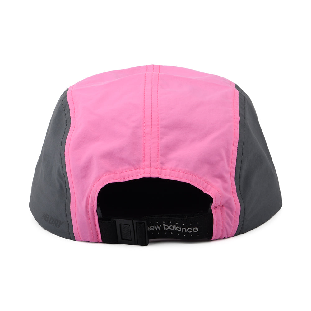 Gorra 5 paneles Everyday reciclado de New Balance - Verde Azulado-Rosa-Grafito