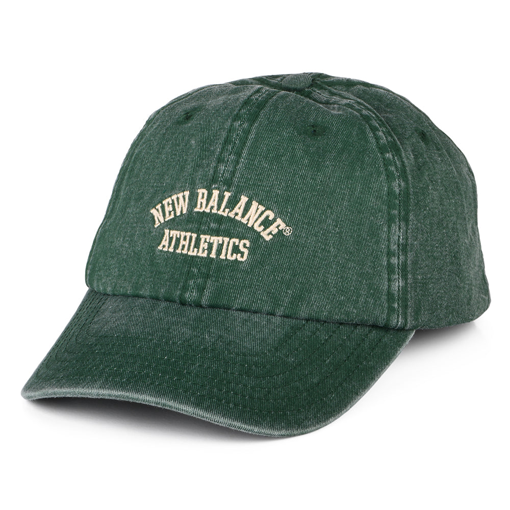 Gorra de béisbol Seasonal de algodón lavado de New Balance - Verde