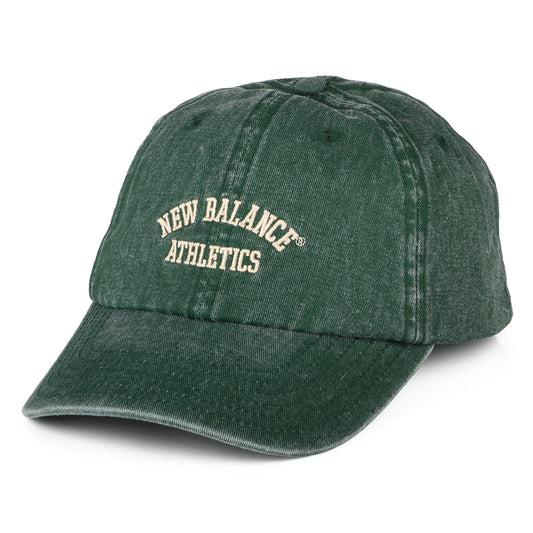 Gorra de béisbol Seasonal de algodón lavado de New Balance - Verde
