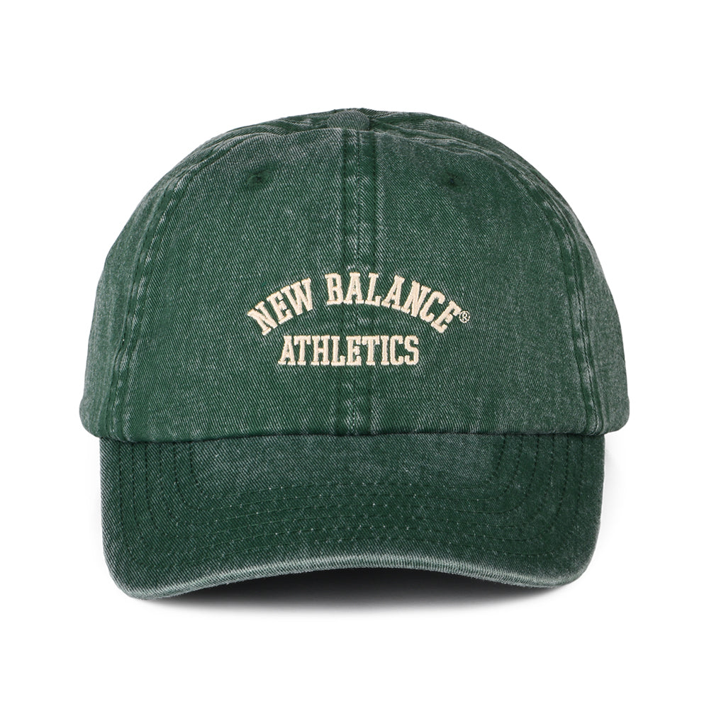 Gorra de béisbol Seasonal de algodón lavado de New Balance - Verde