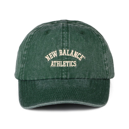 Gorra de béisbol Seasonal de algodón lavado de New Balance - Verde