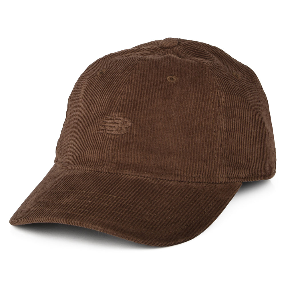 Gorra de béisbol efecto lavado de pana de New Balance - Roble