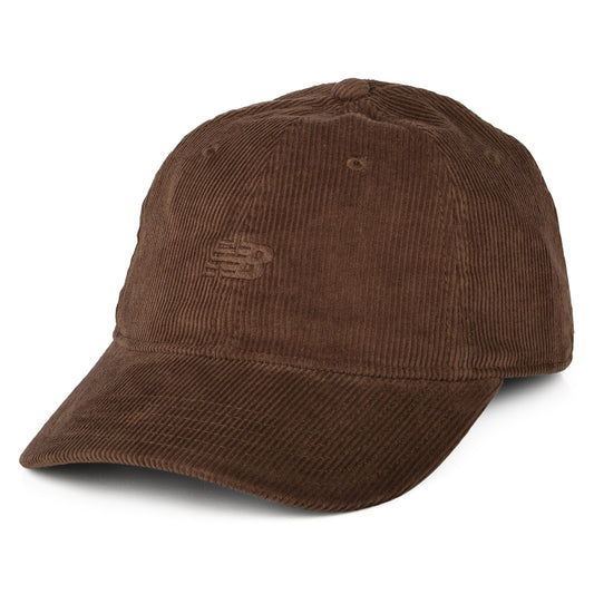 Gorra de béisbol efecto lavado de pana de New Balance - Roble