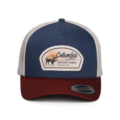 Gorra de camionero Buffalo Roam Road Ready de Columbia - Azul Marino-Vino
