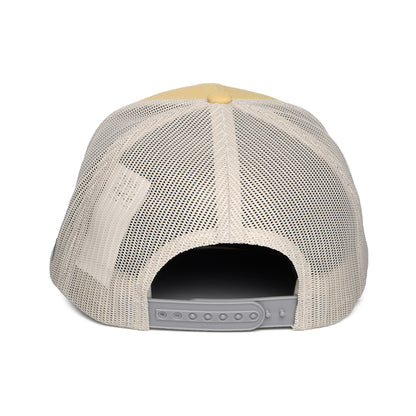 Gorra de camionero paisaje circular de malla de Columbia - Arena Claro