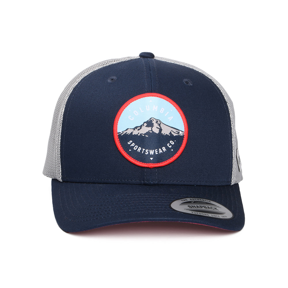 Gorra de camionero Mount Hood Circle Mesh de Columbia - Azul Marino-Gris
